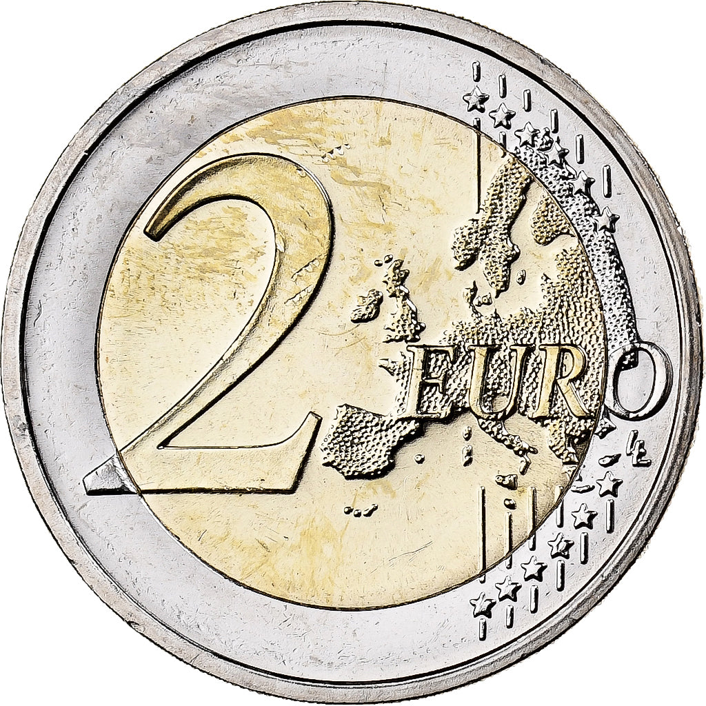 NEMECKO - BUNDESREPUBLIK,
2 eurá,
Coloriert