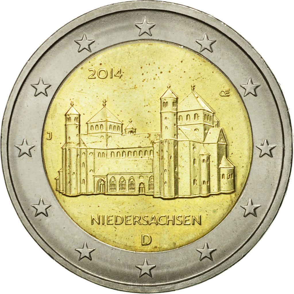 Nemecko,
2 eurá,
Kirche Saint-Michel