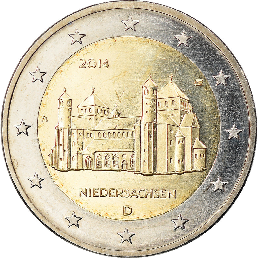 NEMECKO - BUNDESREPUBLIK,
2 eurá,
Niedersachsen
