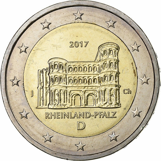 Nemecko,
 
 indukčnosť,
 
 2 eurá