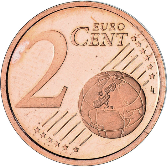 Nemecko,
 
 2 euro centy,
 
 2018
