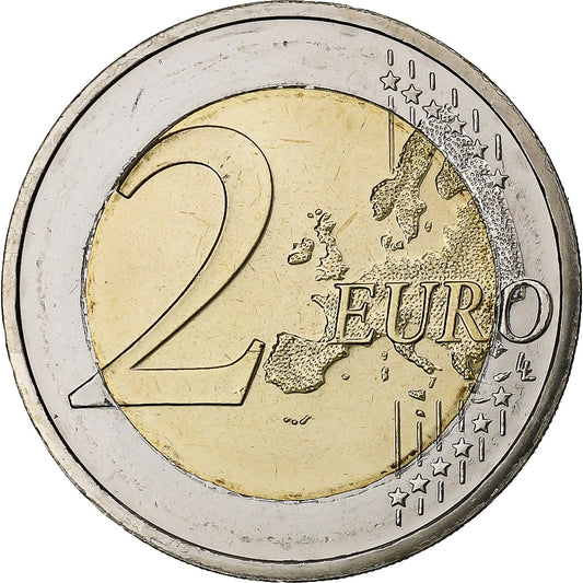 Nemecko,
 
 2 eurá,
 
 Bundesländer - "Porýnie-Falcko"