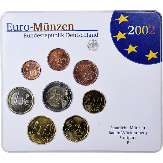 Nemecko,
 
 1 cent za 2 eurá,
 
 BU