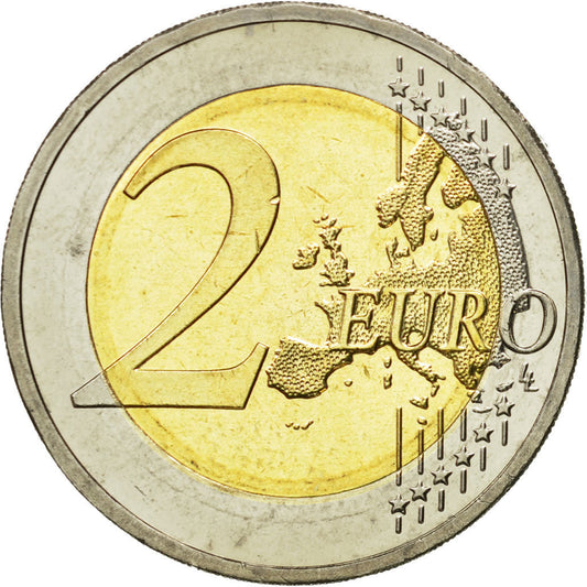 NEMECKO - BUNDESREPUBLIK, 
  
  2 eurá, 
  
  10. Jahrestag von EMU