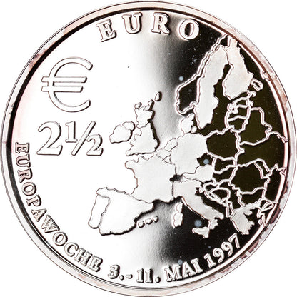 NEMECKO - BUNDESREPUBLIK, 
  
  2 1/2 eura, 
  
  1997